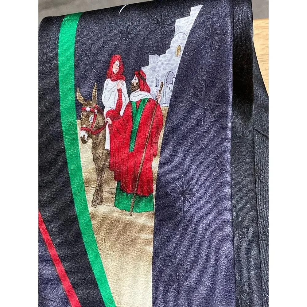 Men's Tie Holiday Traditions By Hallmark‎ Christmas Manger